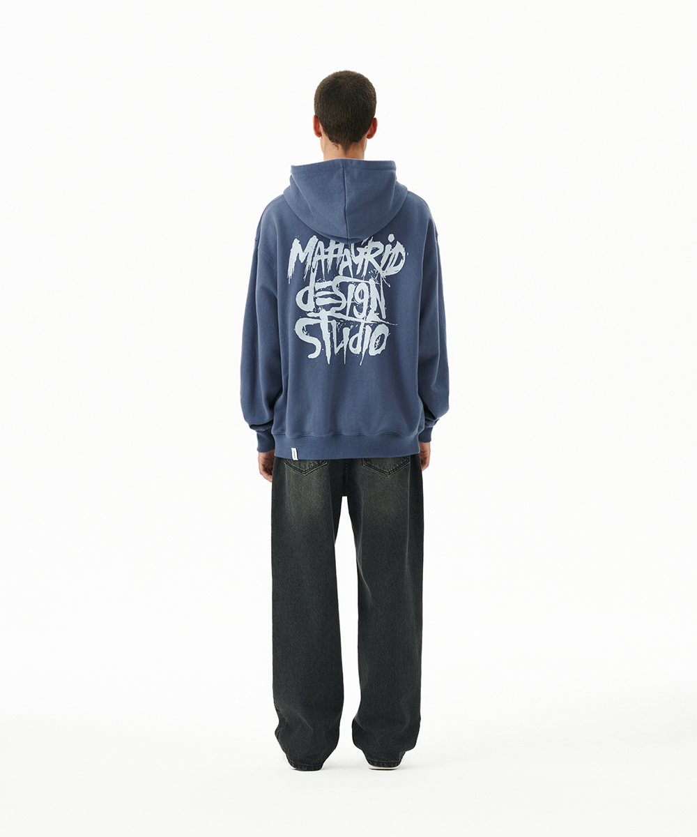 SLASH LOGO HOODIE[NAVY] | ファッション通販サイト NUGU