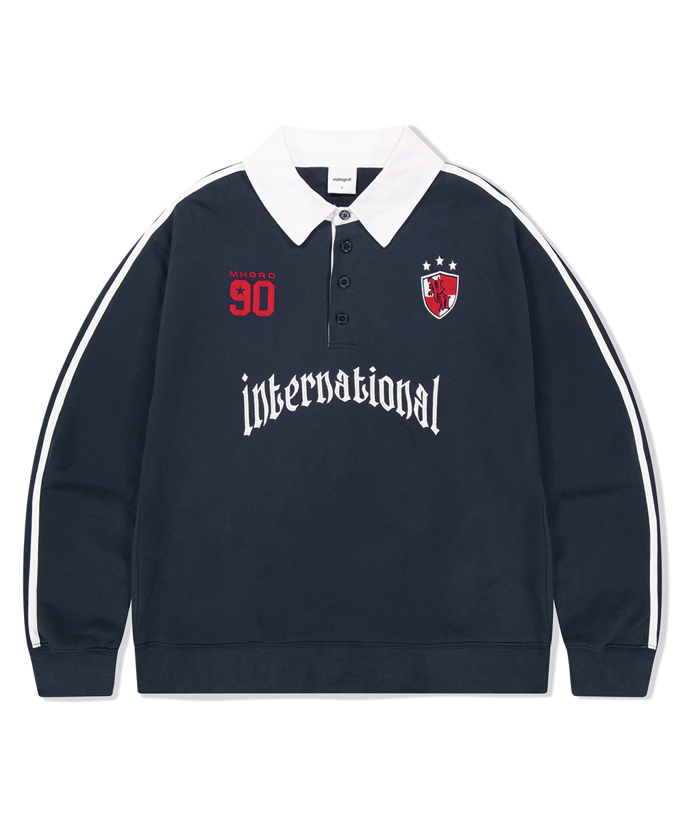 トレーナー/スウェット nugu goodday collar neck mtm PICHI トレーナー スウェット GOODDAYスウェット レディース
