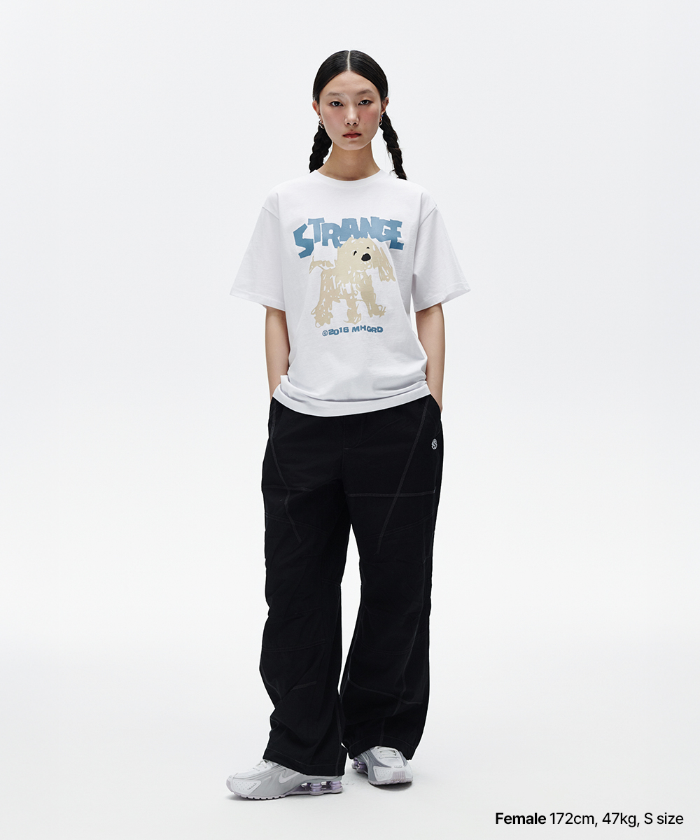 ぬくぬく STRANGE PUPPY TEE[BLACK] | ファッション通販サイト NUGU