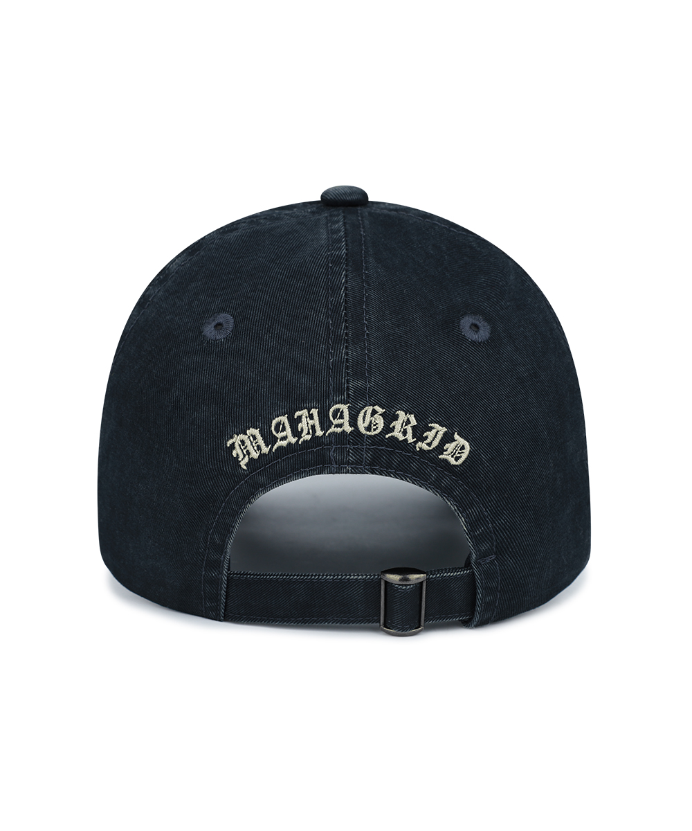 VINTAGE WASHED M BALL CAP[NAVY] | ファッション通販サイト NUGU