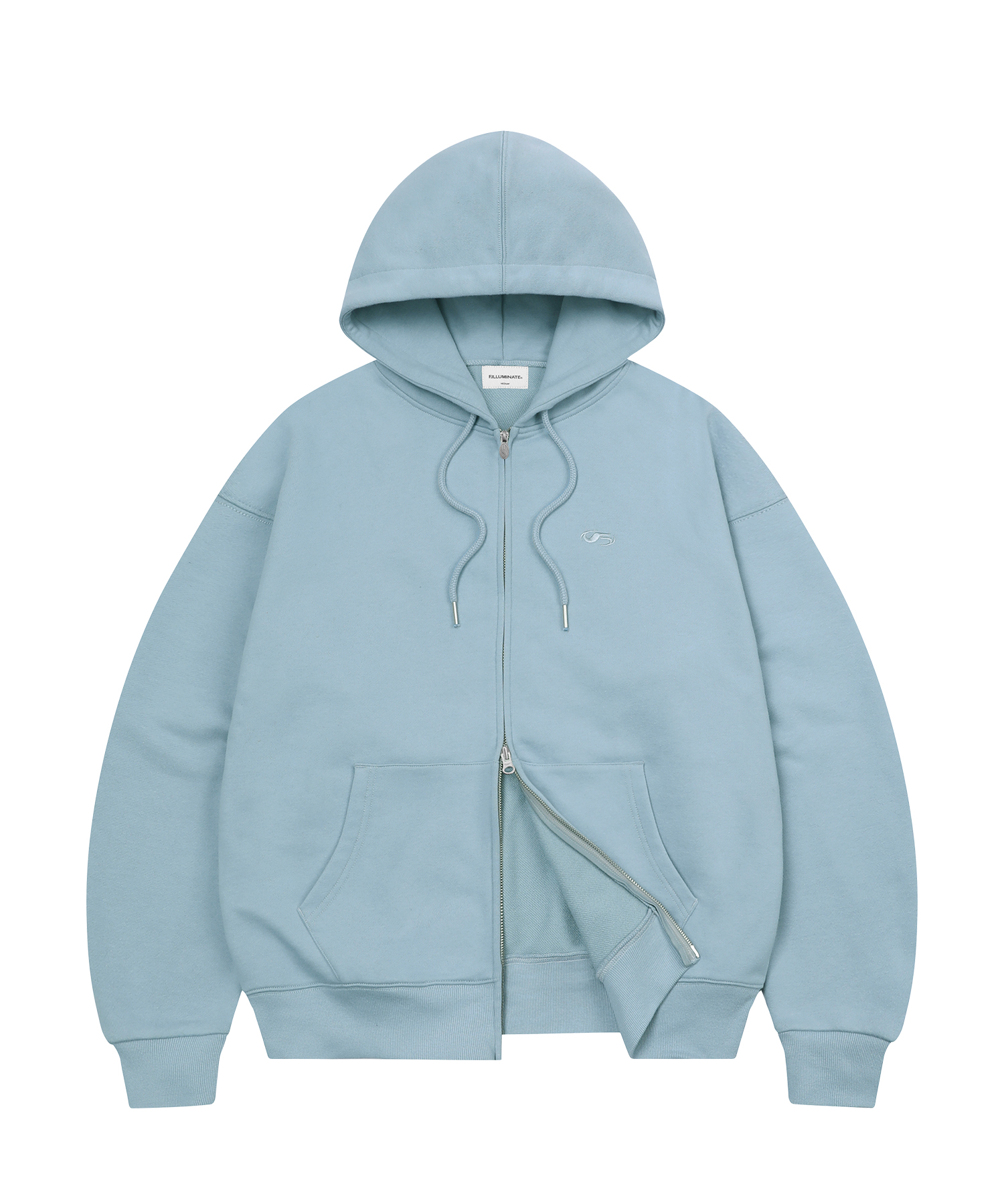 Small Logo Hood Zip Up-Charcoal | ファッション通販サイト NUGU