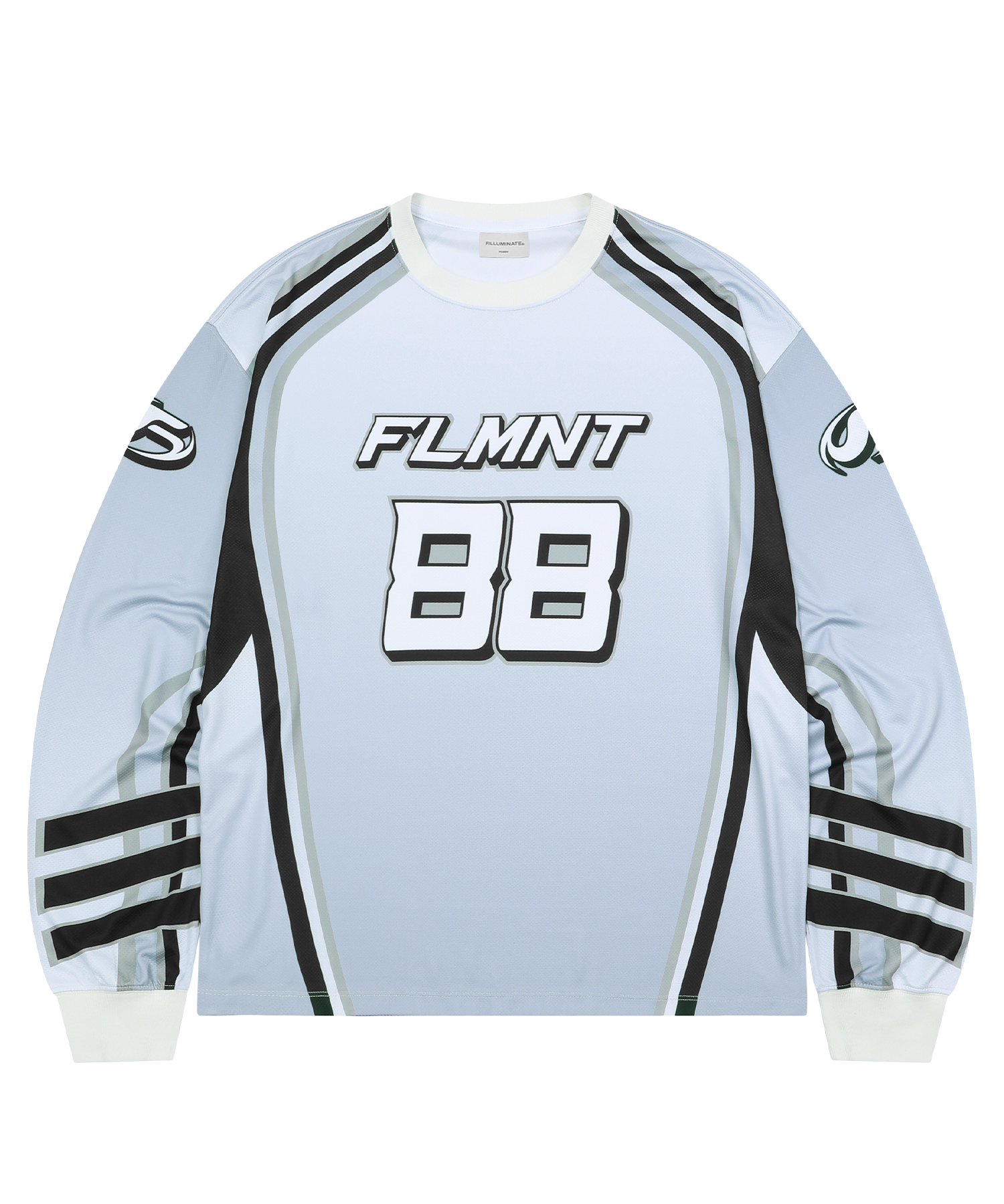 F.ILLUMINATEの88 Racing Jersey Long Sleeve 全2色 88 Racing Jersey Long Sleeve-White | ファッション通販サイト NUGU