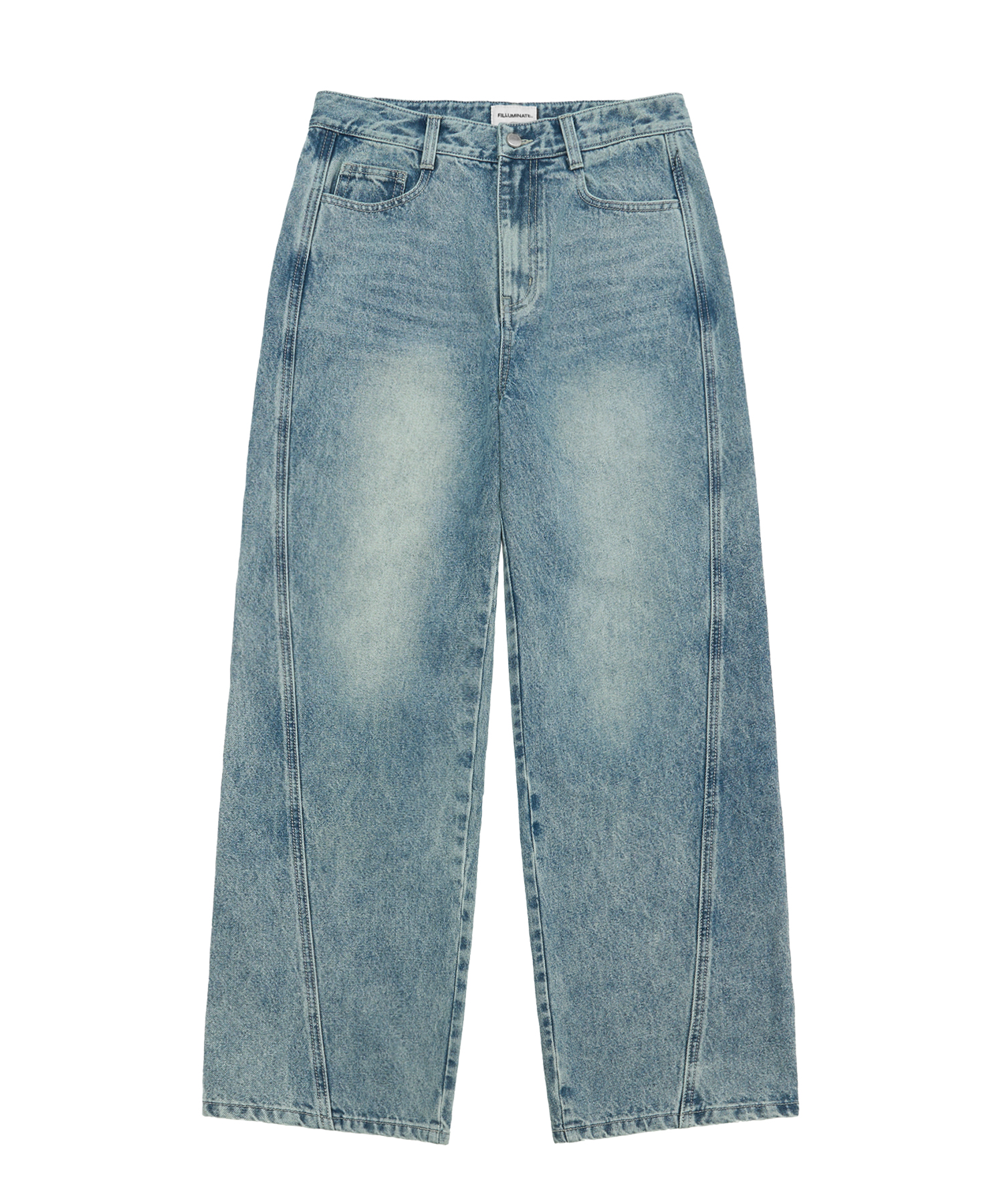 ☆韓国☆［MUCENT］PALMA WIDE DENIM PANTS 2color S-2XL PALMA WIDE DENIM PANTS (2Color) | ファッション通販サイト NUGU