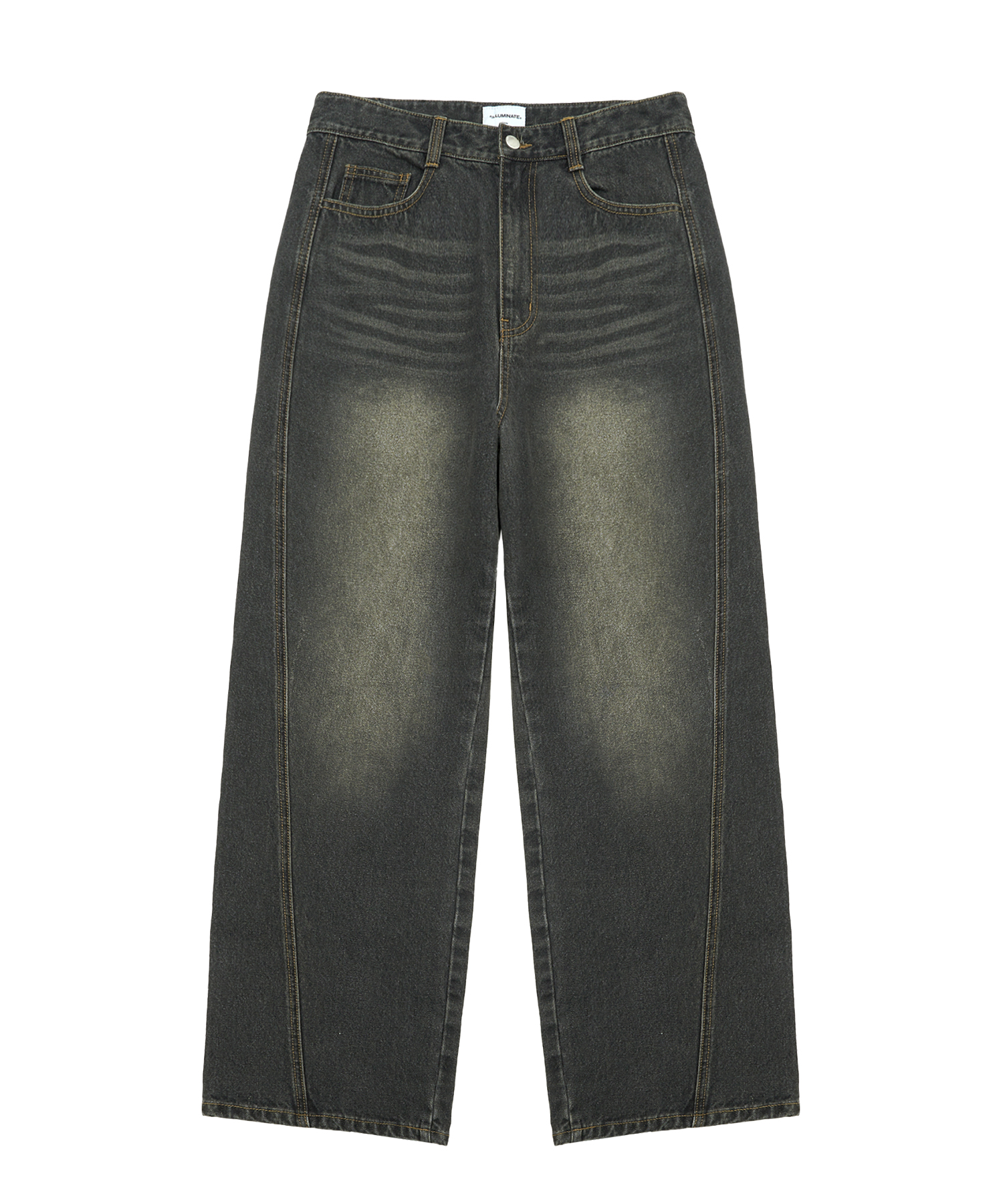 ☆韓国☆［MUCENT］PALMA WIDE DENIM PANTS 2color S-2XL PALMA WIDE DENIM PANTS (2Color) | ファッション通販サイト NUGU