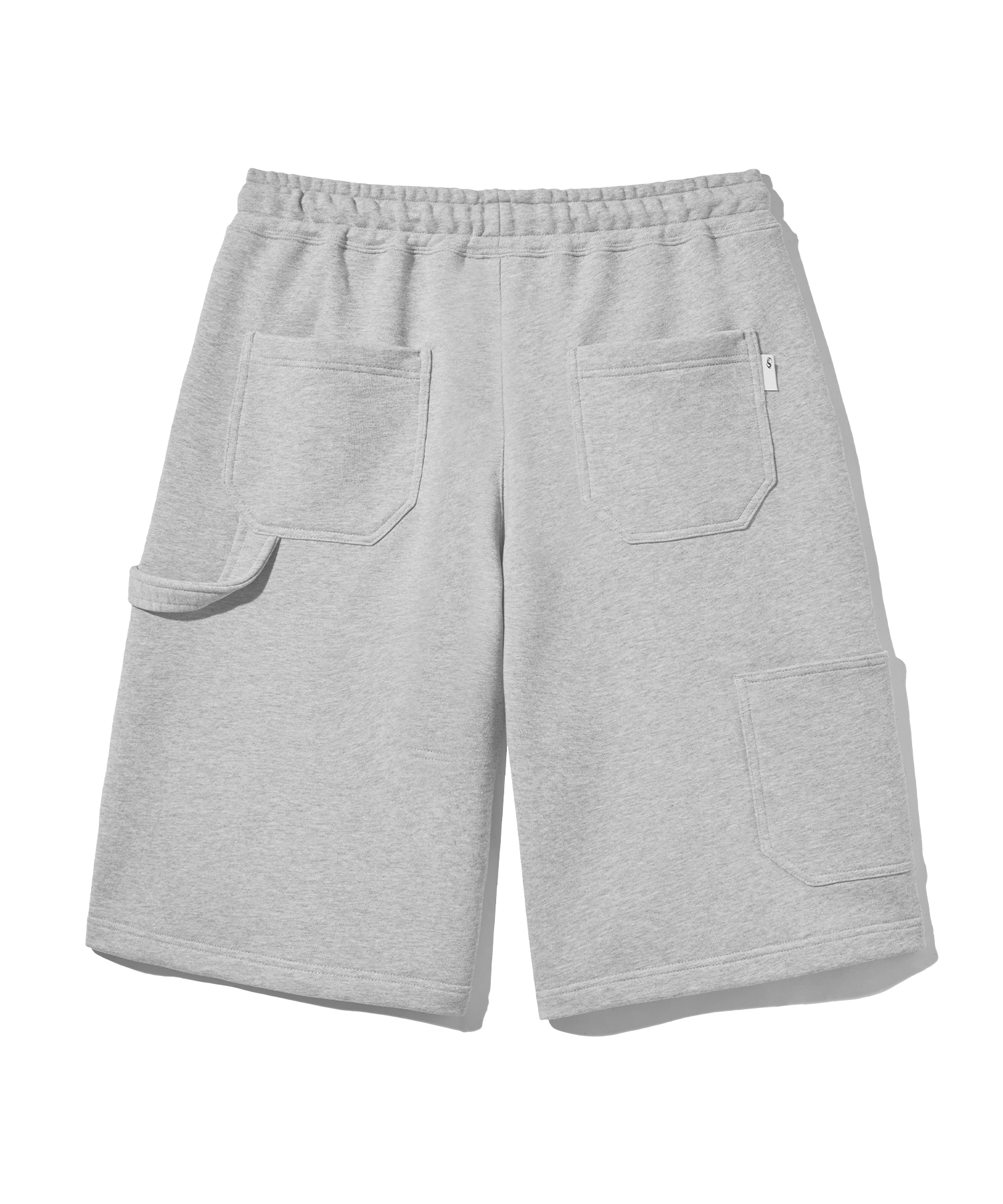 Carpenter Sweat Shorts-Melange Grey | ファッション通販サイト NUGU