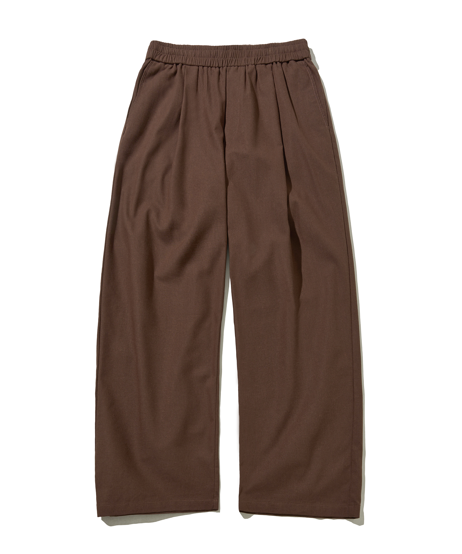 【BAON】[BAON] Hollied Linen Banding Pants - Linen 55 Beccy 01Low Straight Linen Pants White MADLADY