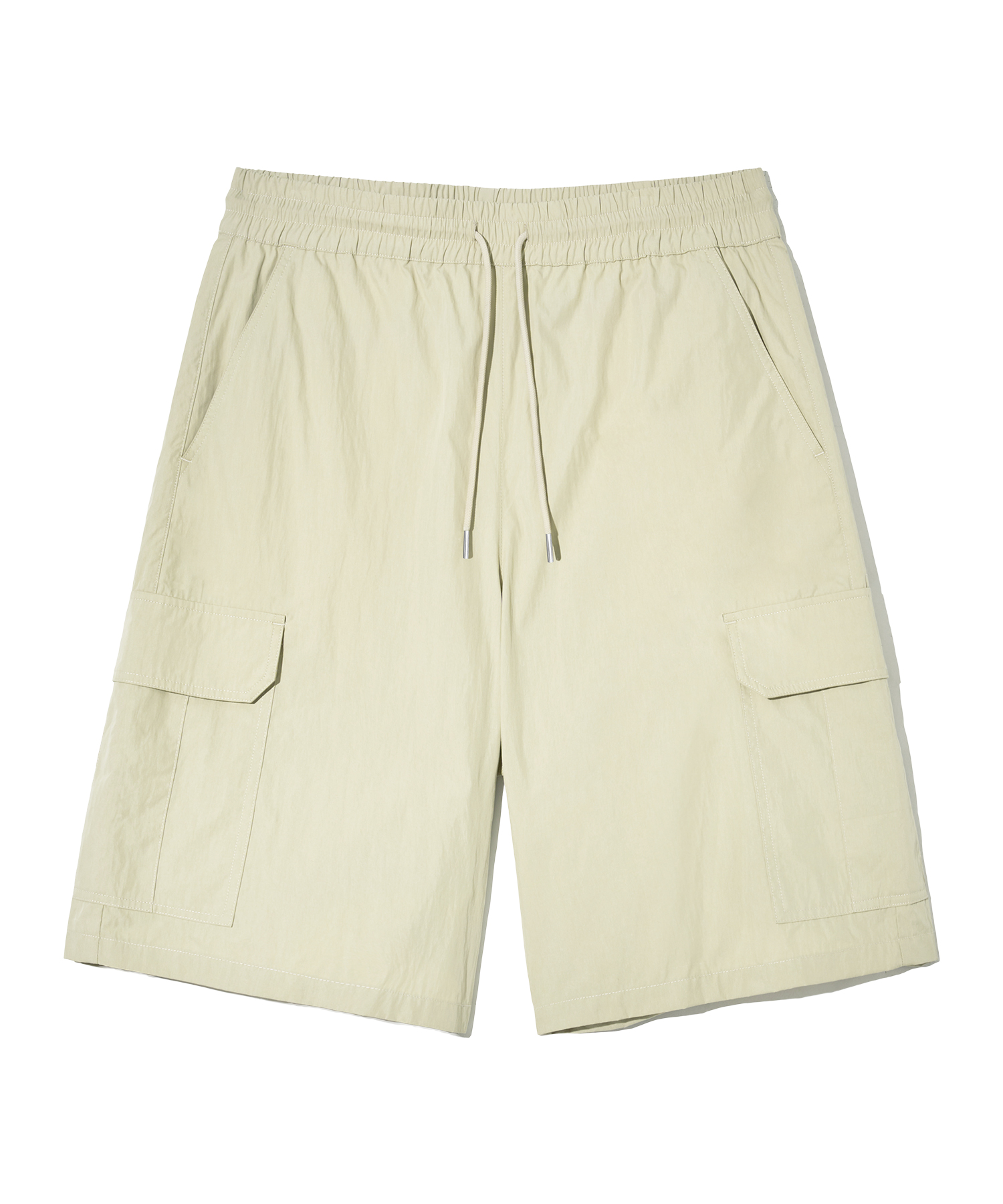 Banding Cargo Bermuda Shorts - Beige | ファッション通販