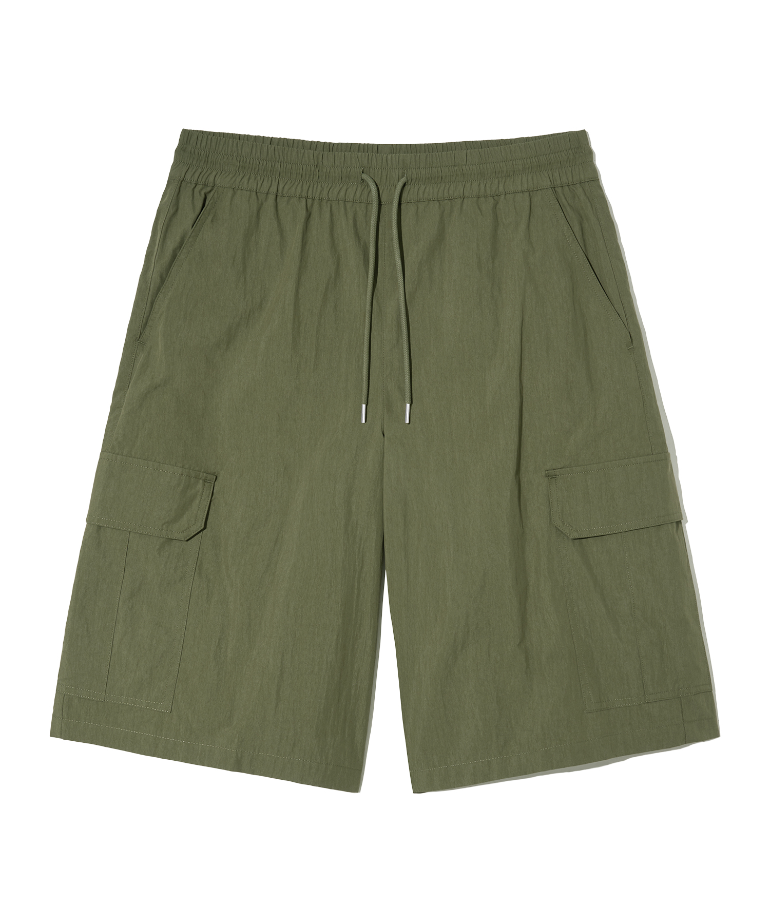 Banding Cargo Bermuda Shorts - Beige | ファッション通販