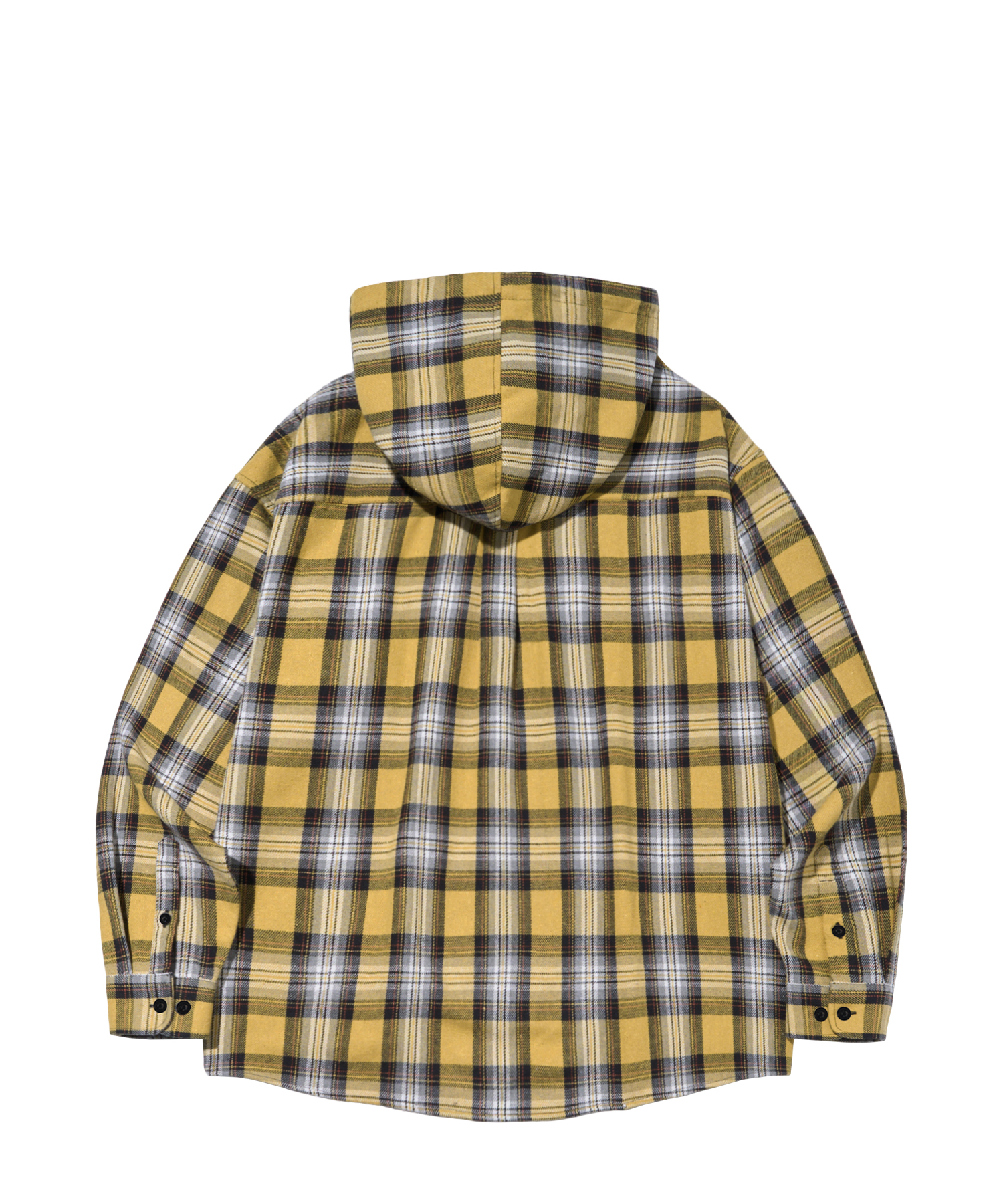 【HUECLOSET】★送料・関税込★hooded check shirt Kiton gingham-check Hooded Shirt | Blue | FARFETCH