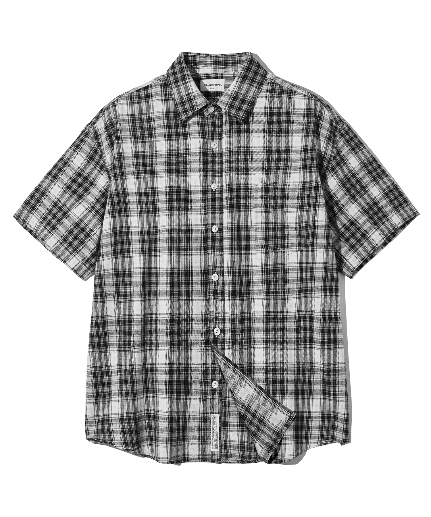 Rhombus Tartan Check Half Shirt-Pink | ファッション通販