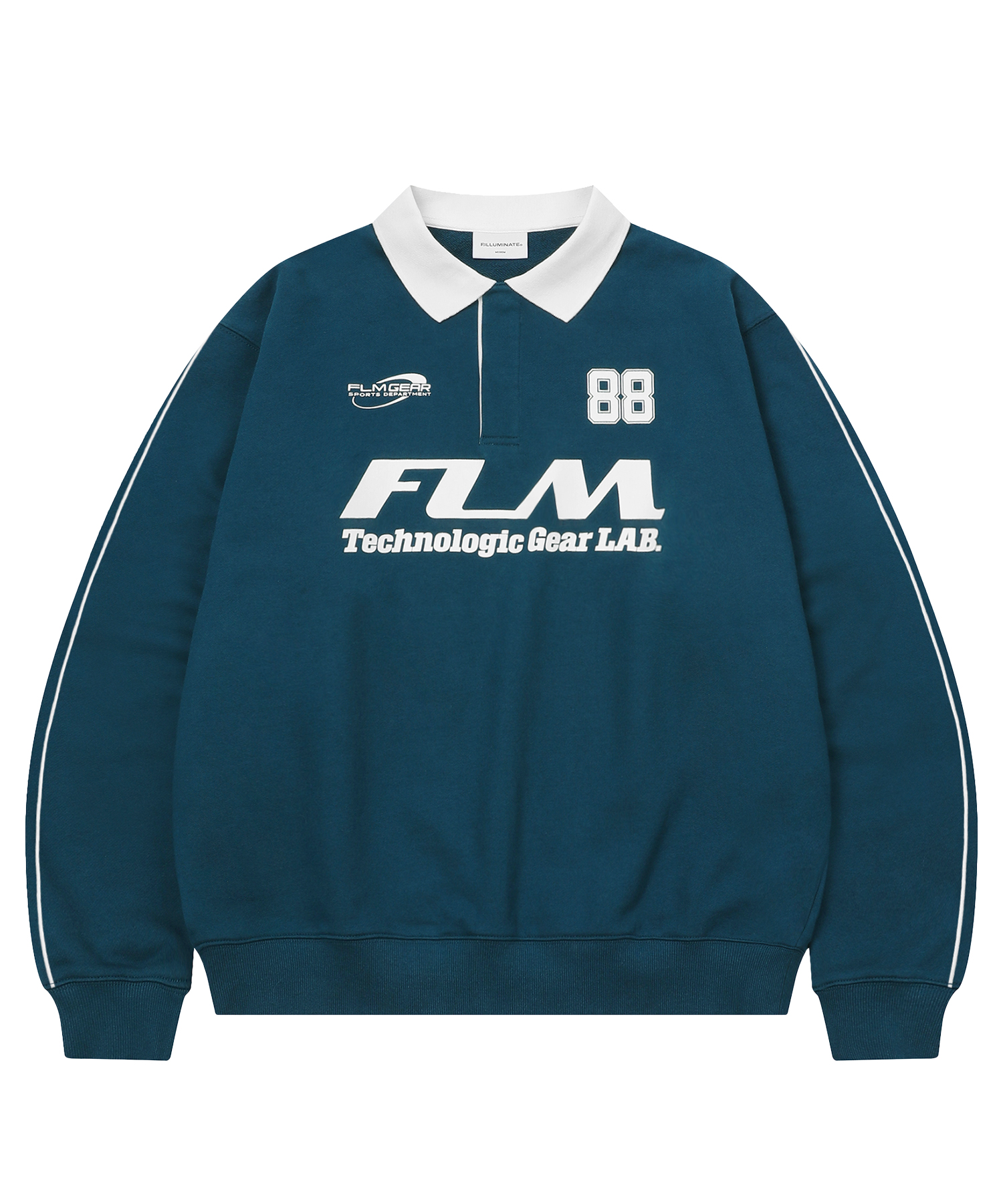 FLM Big Logo Jersey T-shirt-Sky Blue | ファッション通販