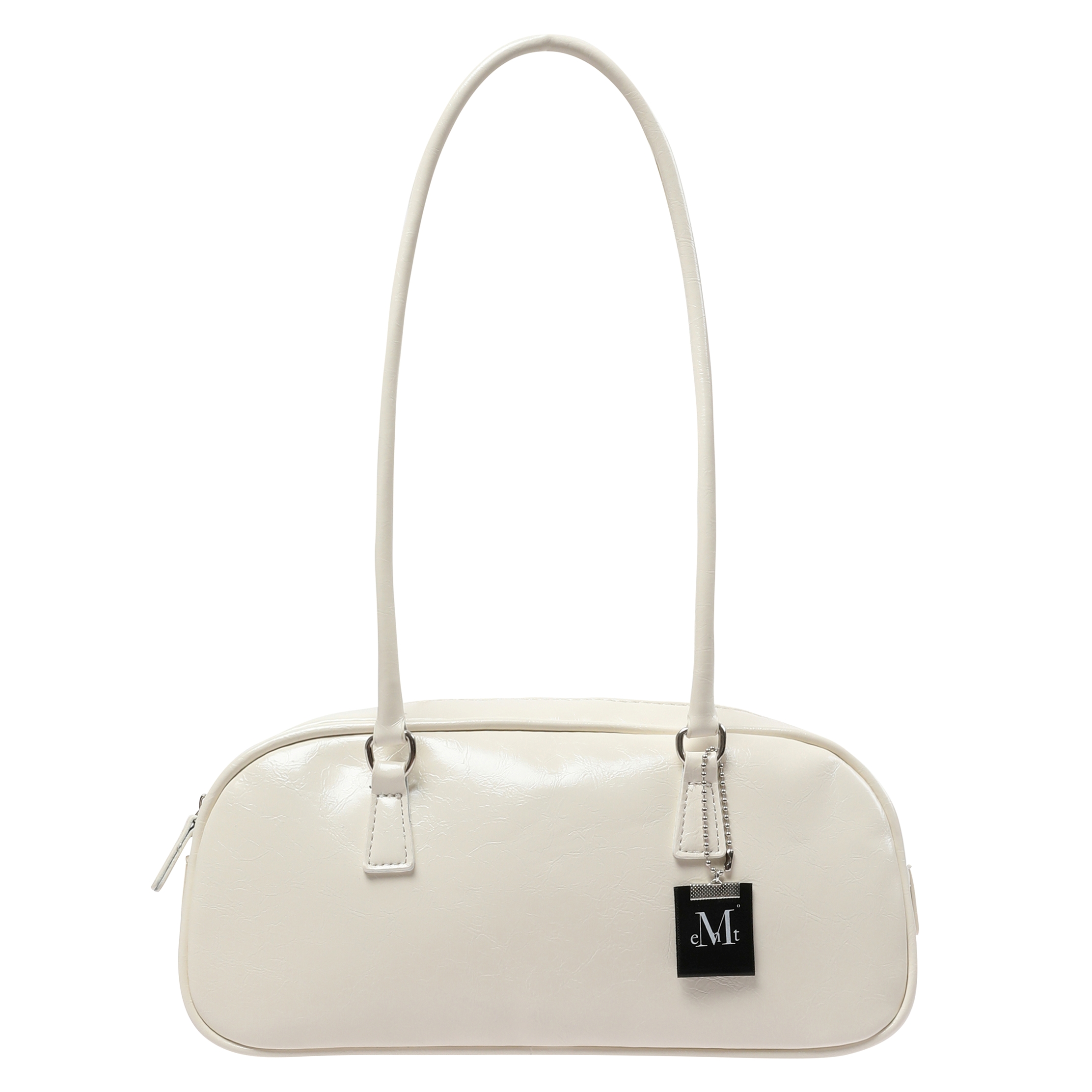 ROMA CRACK KEYRING BOWLING BAG (Black,Ivory,Silver