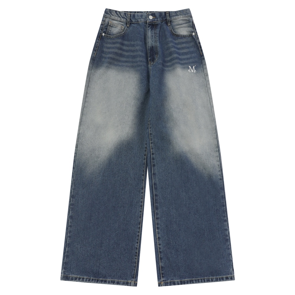 【MUCENT】MALLORCA WIDE DENIM PANTS★韓国人気★ MALLORCA WIDE DENIM PANTS | ファッション通販サイト NUGU