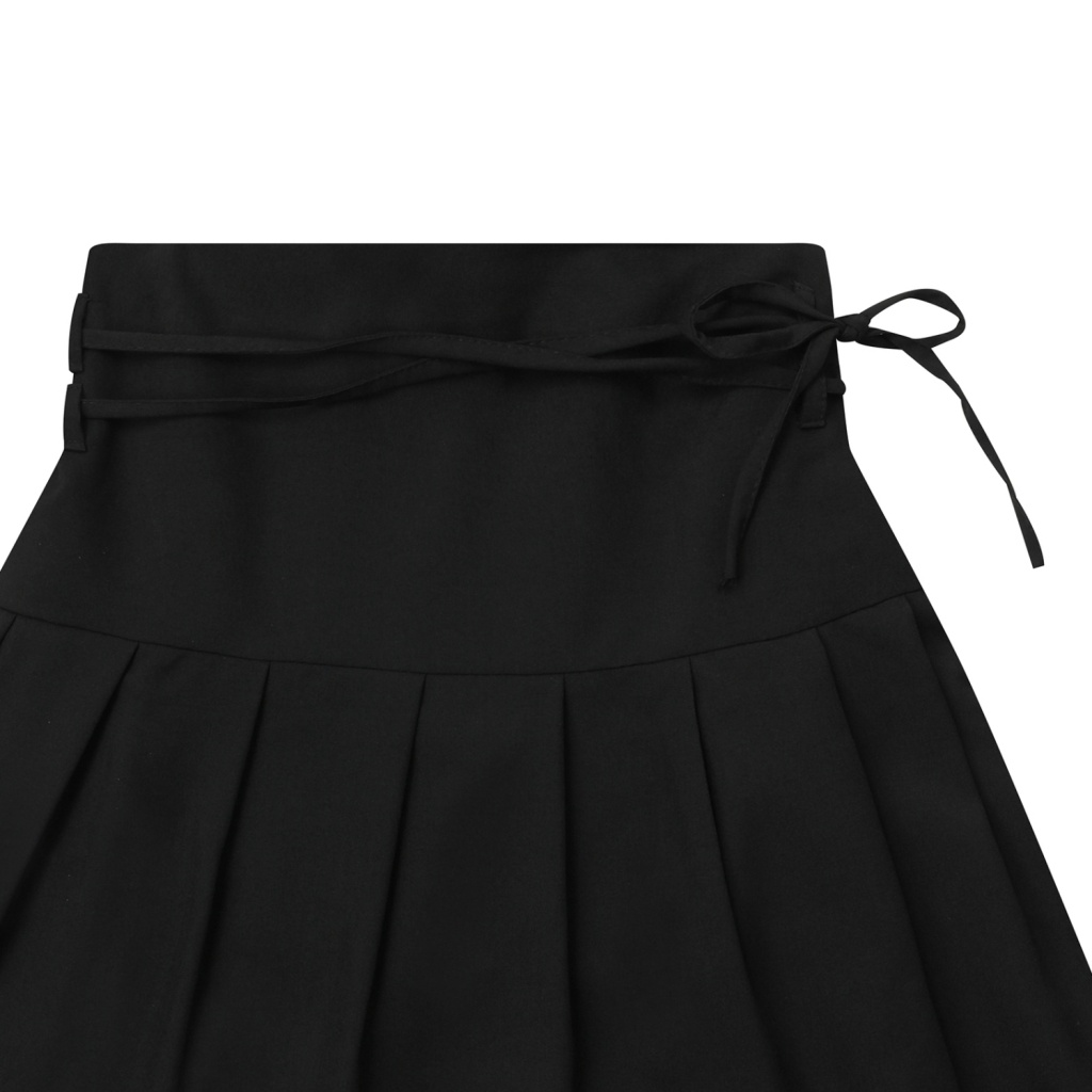 【MUCENT】 BEMINE RIBBON PLEATED SKIRT (2COLOR) /追跡付 MUCENT_0058.JPG