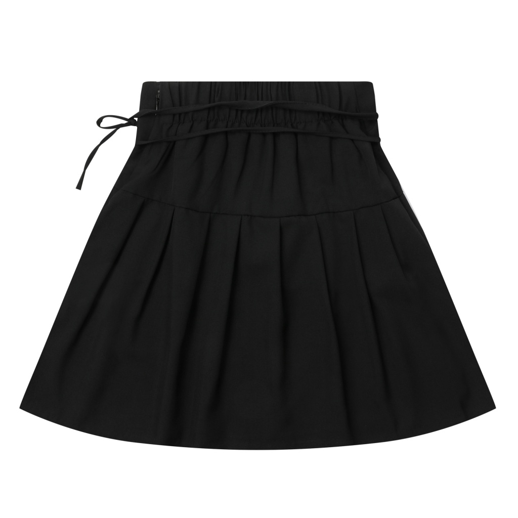 【MUCENT】 BEMINE RIBBON PLEATED SKIRT (2COLOR) /追跡付 BEMINE RIBBON PLEATED SKIRT (2COLOR) | ファッション通販