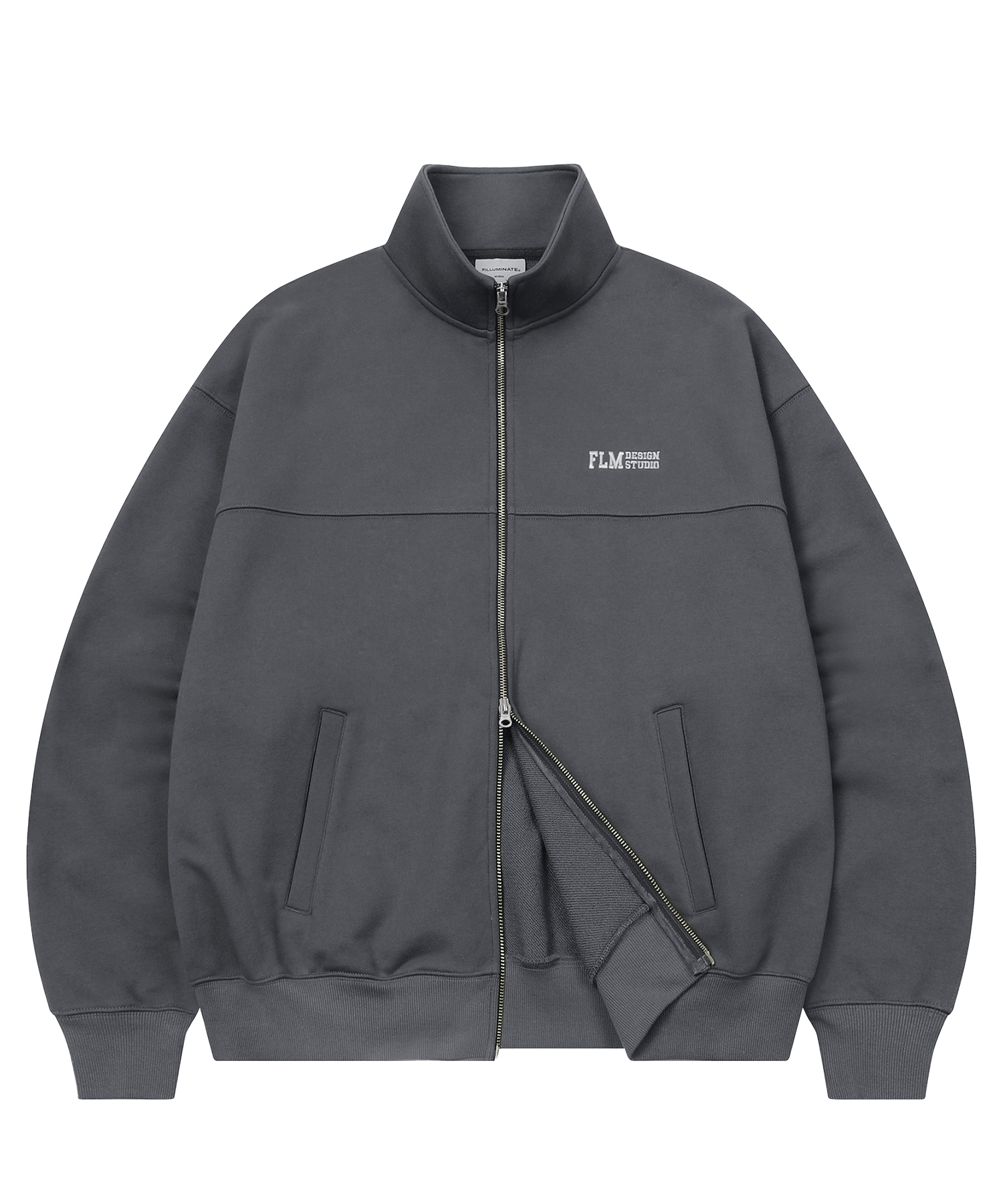 Block Track Wind Breaker-Charcoal | ファッション通販サイト NUGU