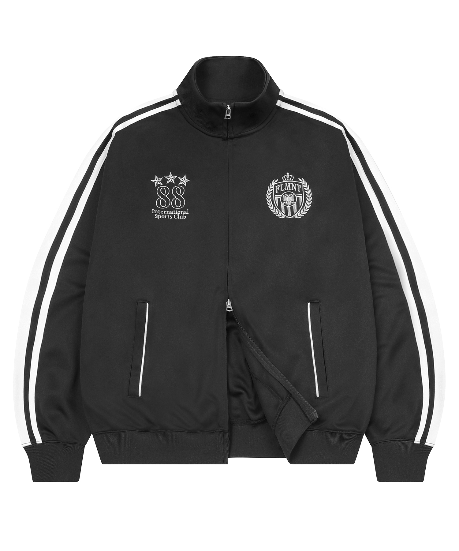 88 Sporty Track Jacket-Black | ファッション通販サイト NUGU