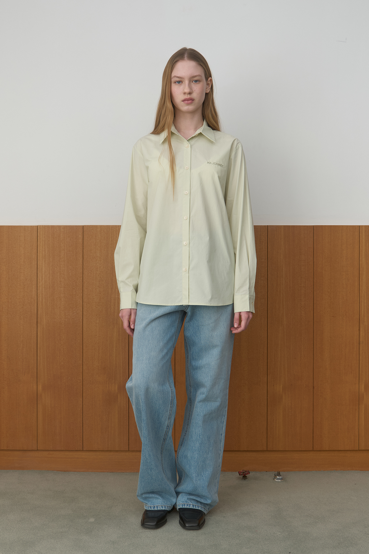 M BASIC SHIRT_MINT