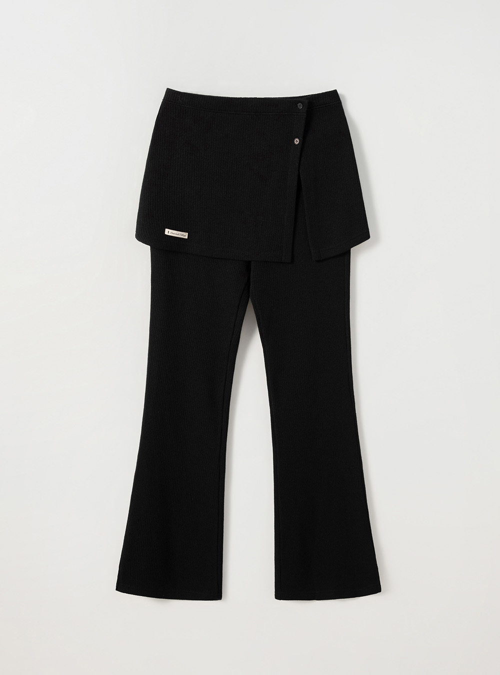 Mary Wrap Skirt Pants (Black) | ファッション通販サイト NUGU