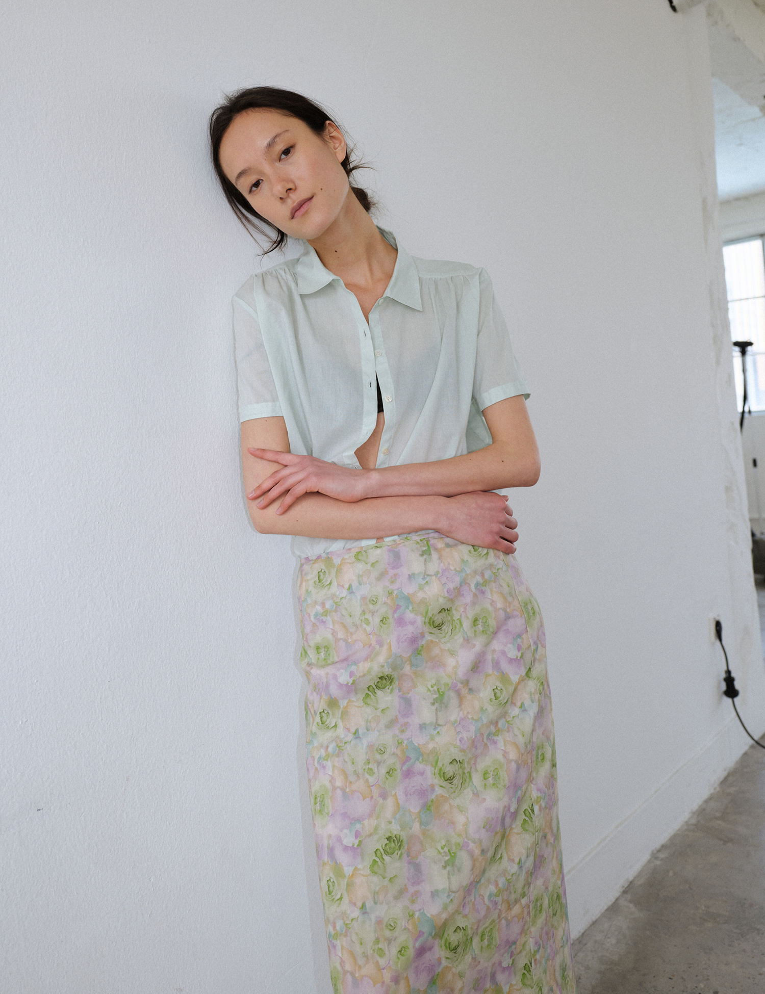Matin Blouse (Pale Green)