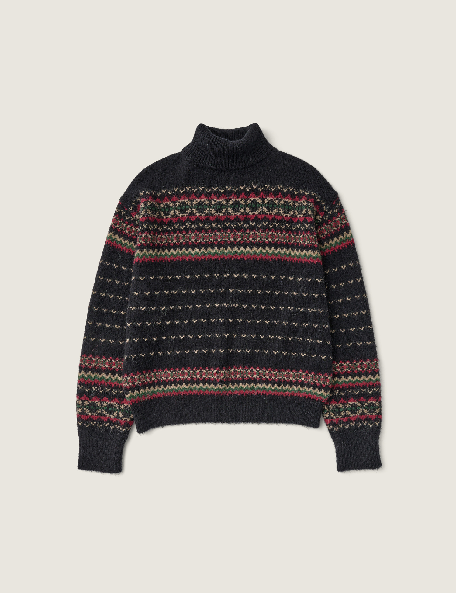 【購入特典】Maya Turtleneck Jacquard Knit (Black)