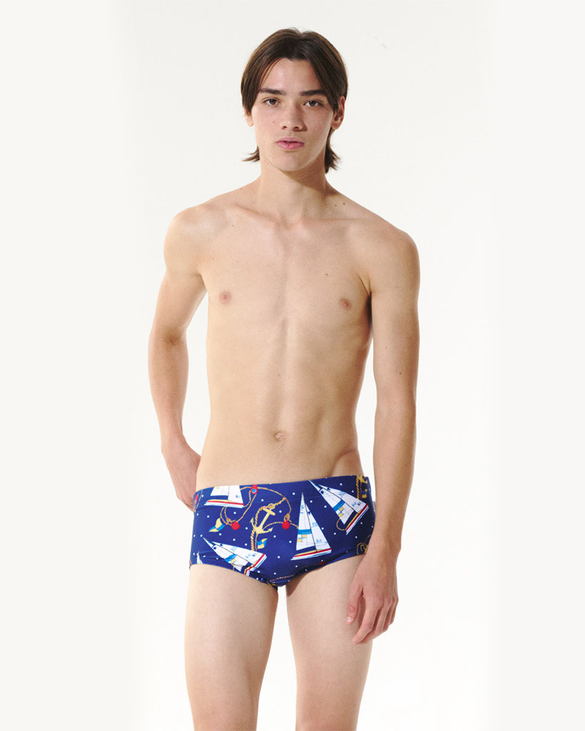 Postcard Club Square Leg Swimsuit - Multi | ファッション通販サイト