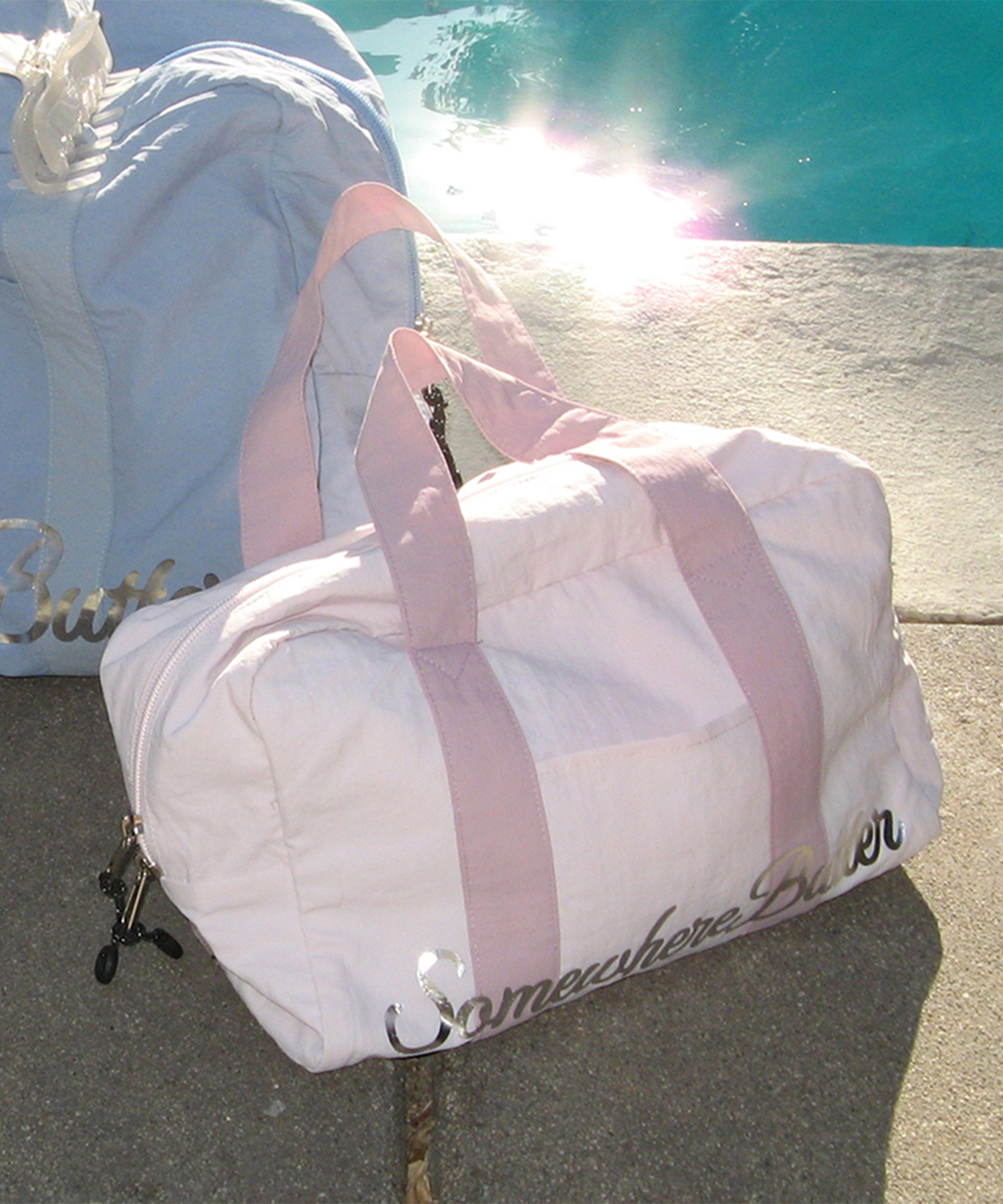 Petite Popo Duffle Bag - Light Pink