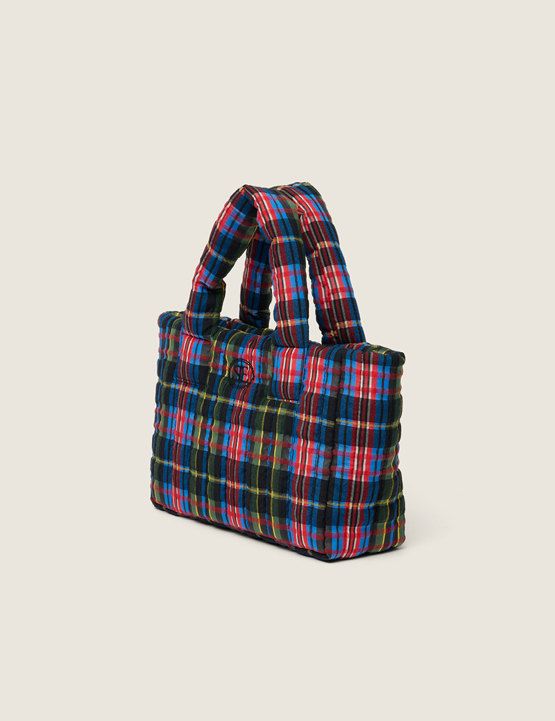 [新規]★SIENNE★CHECK MINI PADDING BAG★ミニパディングバッグ Check Mini Padding Bag (Black) | ファッション通販サイト NUGU