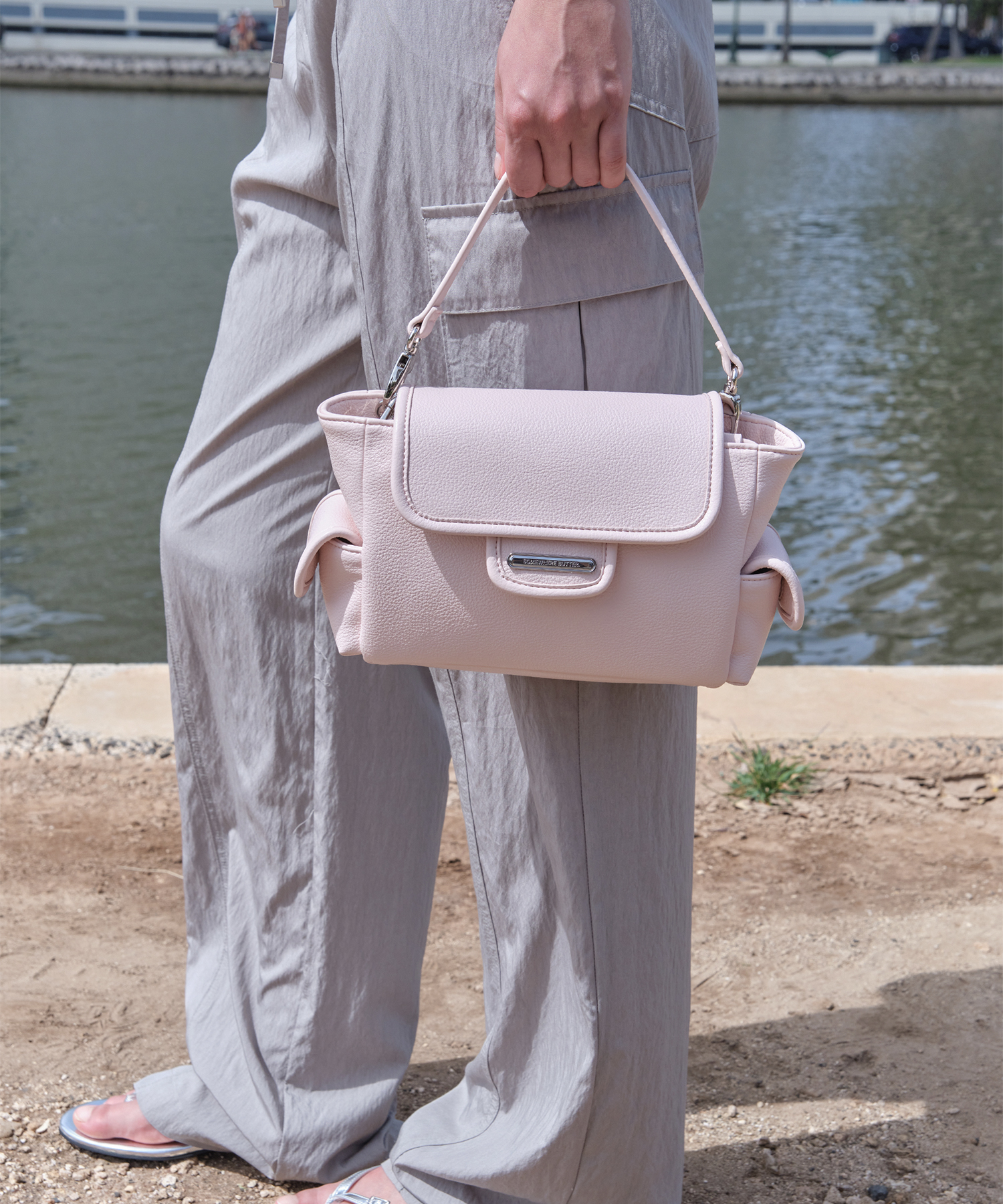 Mini Post Bag - Baby Pink