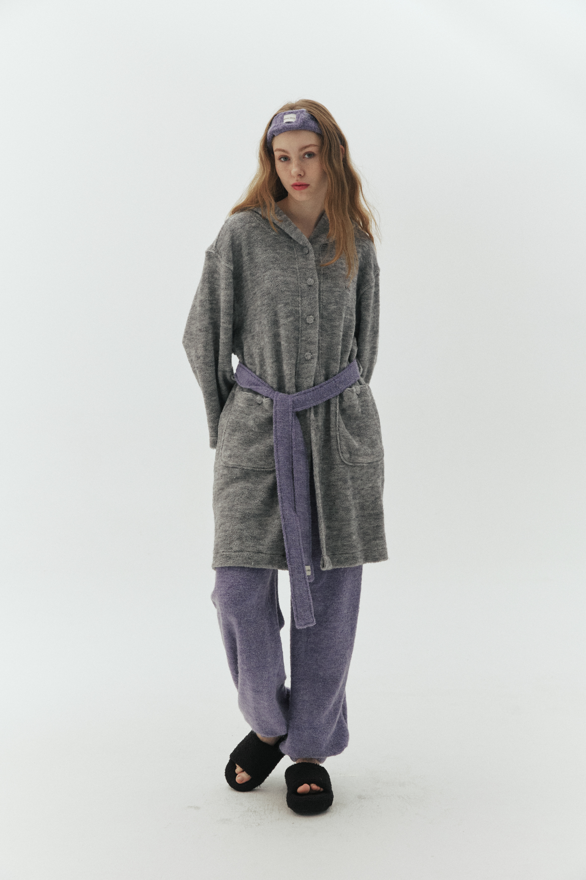 soft towel pants (moody gray)