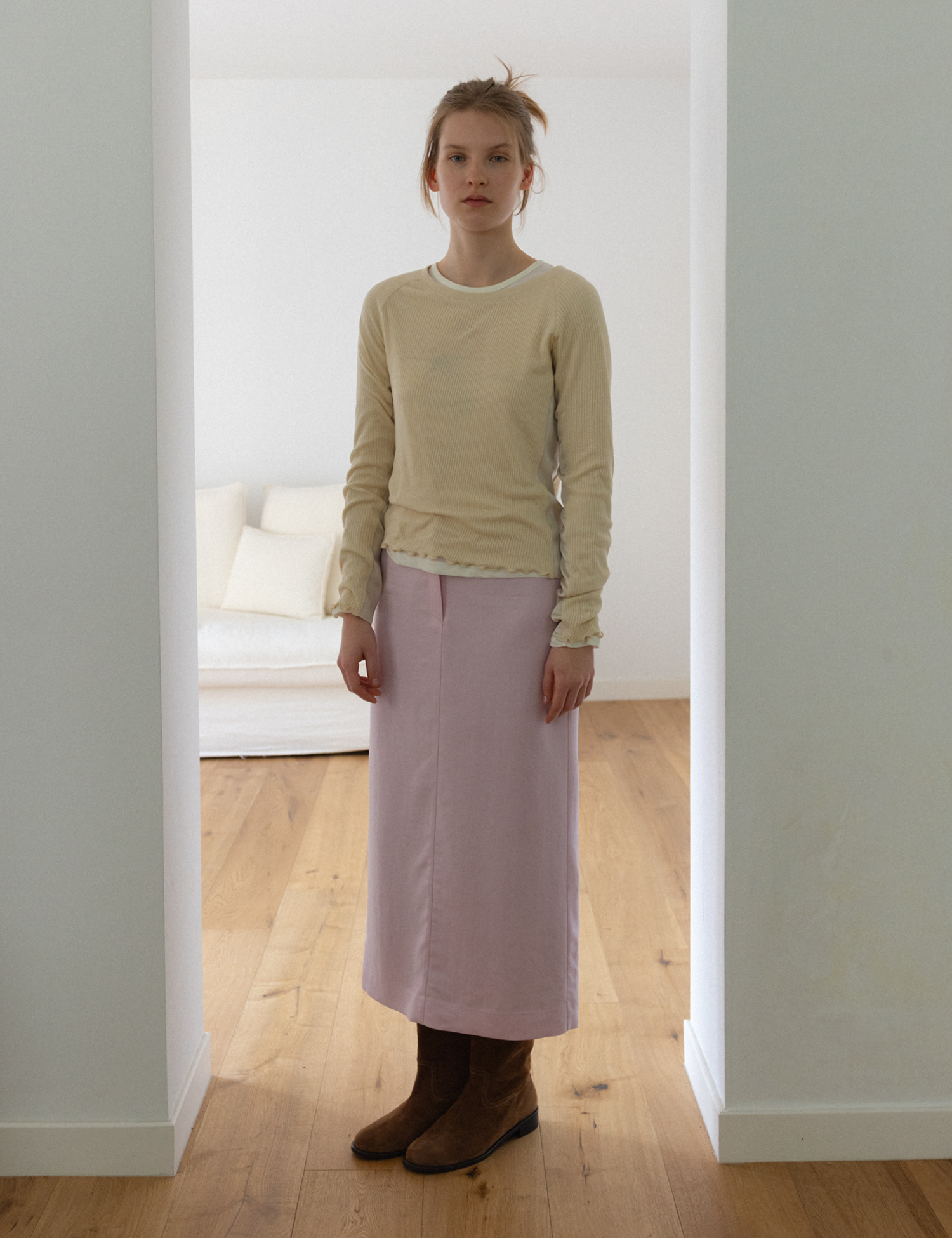 Moa Skirt (Pale Pink)