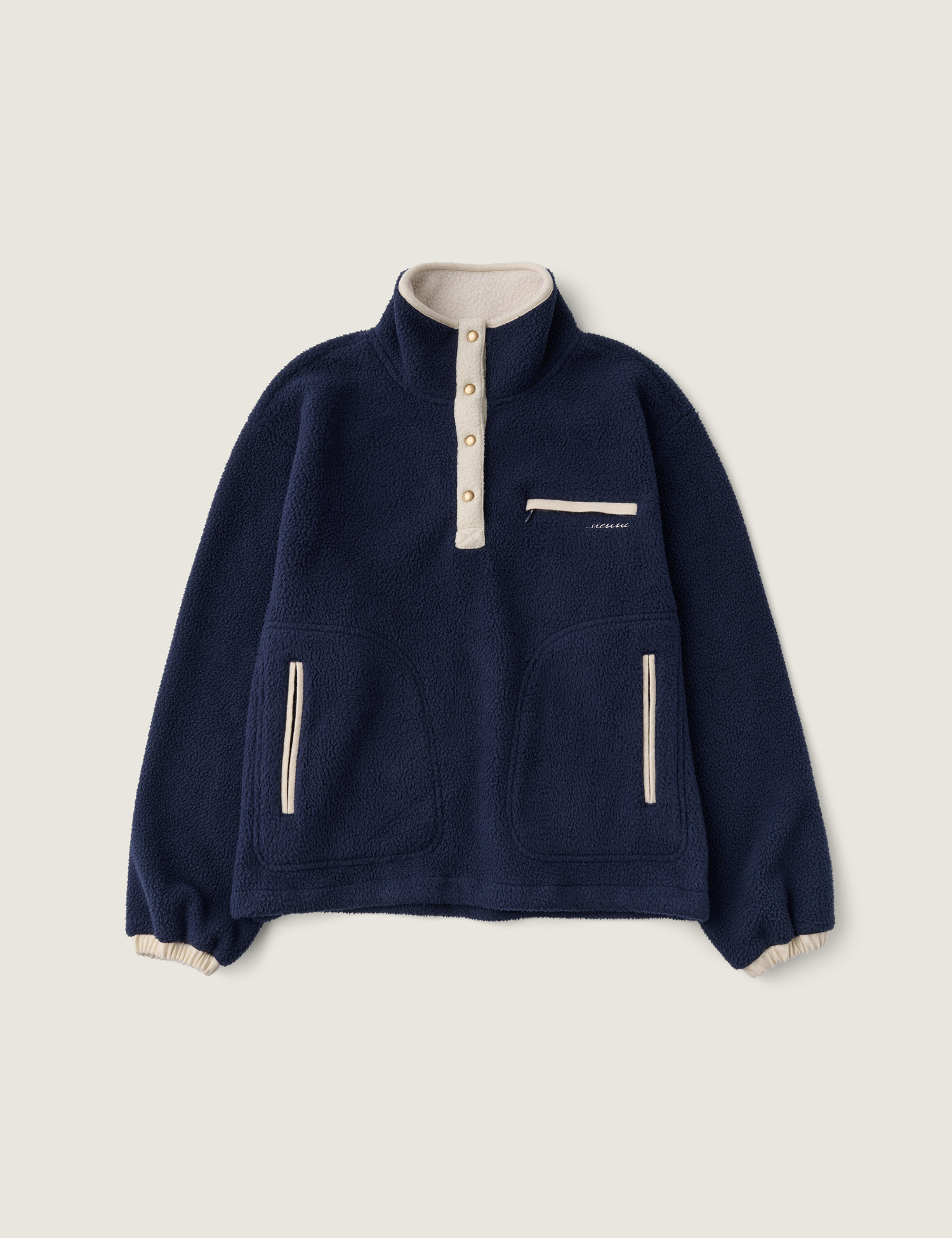 Montana Fleece Anorak (Navy)