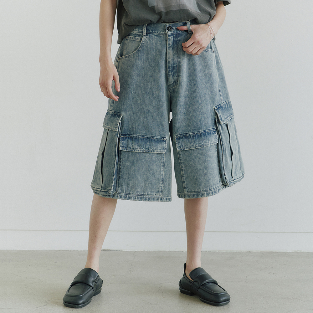 00s japanese label flare cargo denim デニム 00s japanese label flare cargo denim デニム