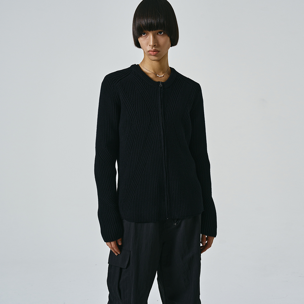 トップス SATUR FARO Over Size Boucle Cardigan SATUR] Faro Over Size Boucle Cardigan