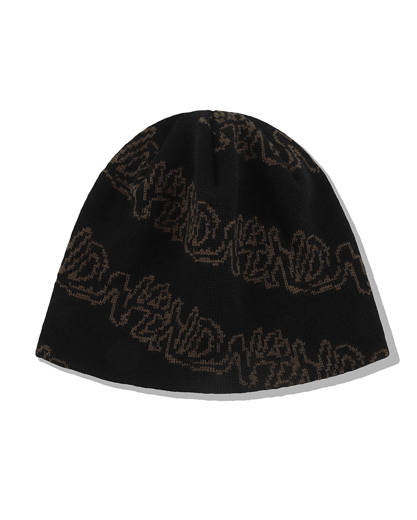 N4ND Monogram Jacquard Beanie - Black