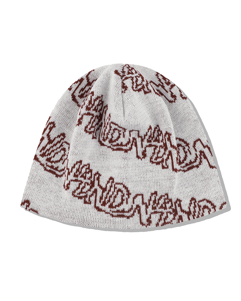 N4ND Monogram Jacquard Beanie - Ivory