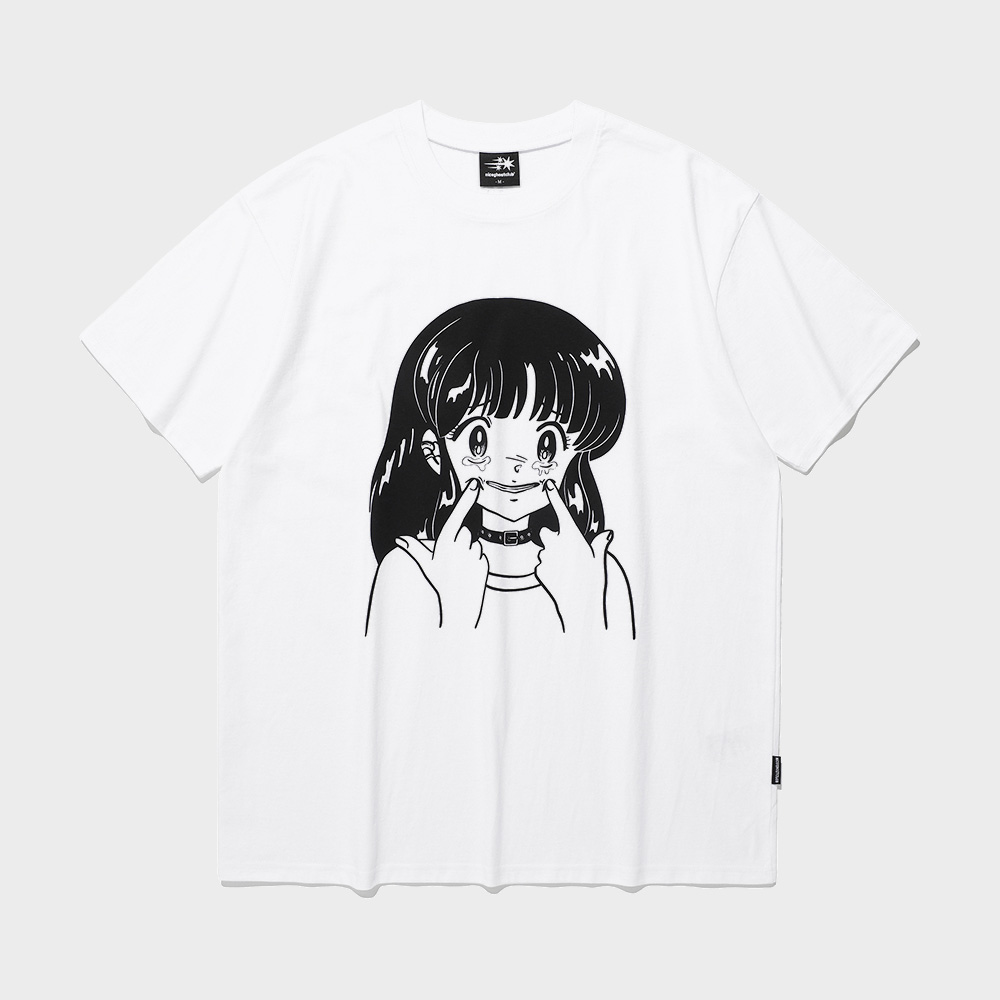 smile*ページ CRYING SMILE TEE[WHITE] | ファッション通販サイト NUGU