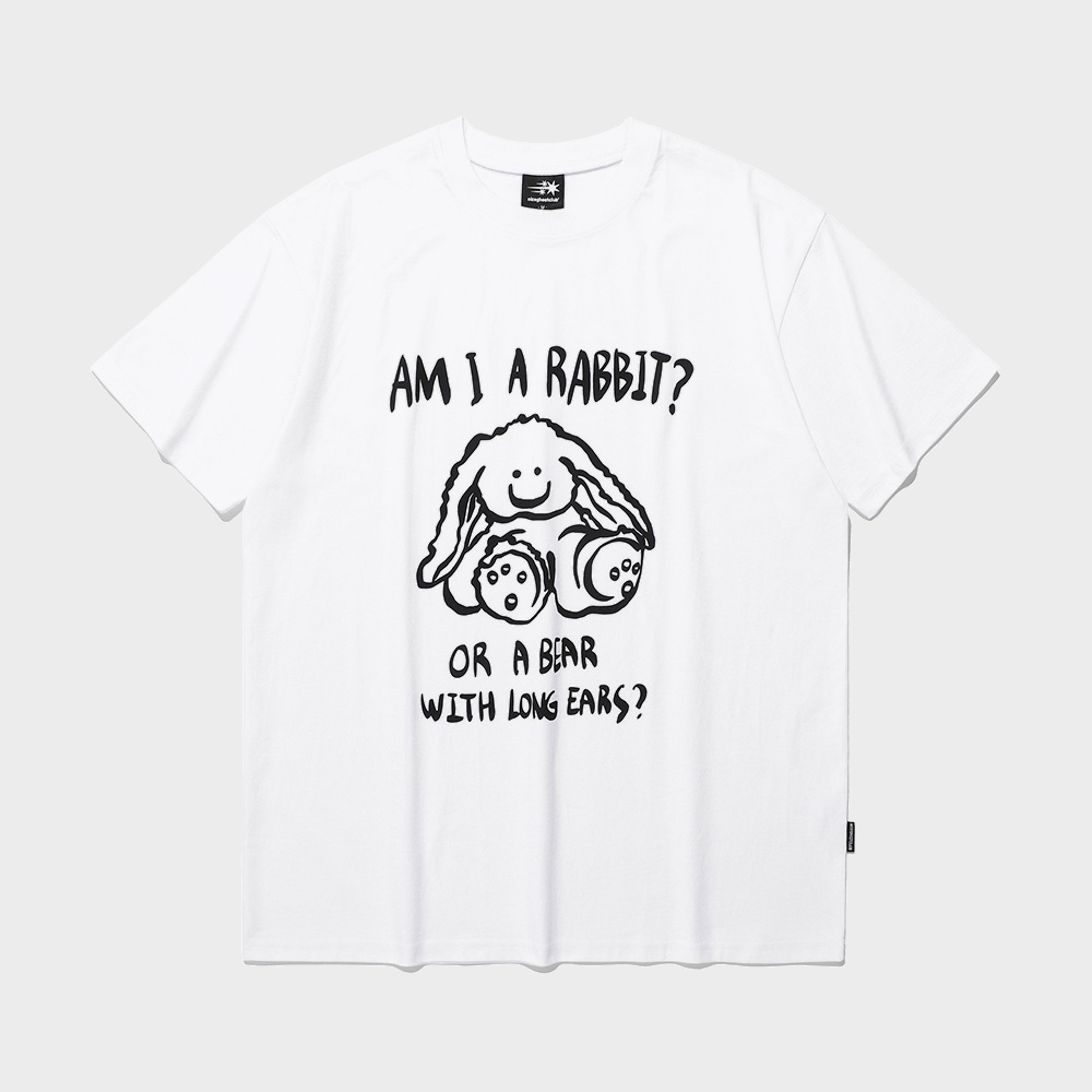 RABBIT OR BEAR TEE[WHITE] | ファッション通販サイト NUGU