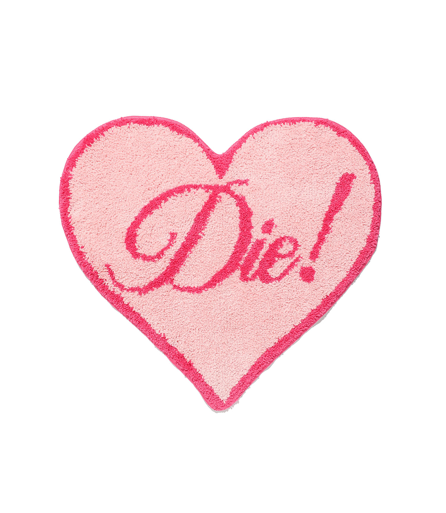 die heart rug mat[pink]