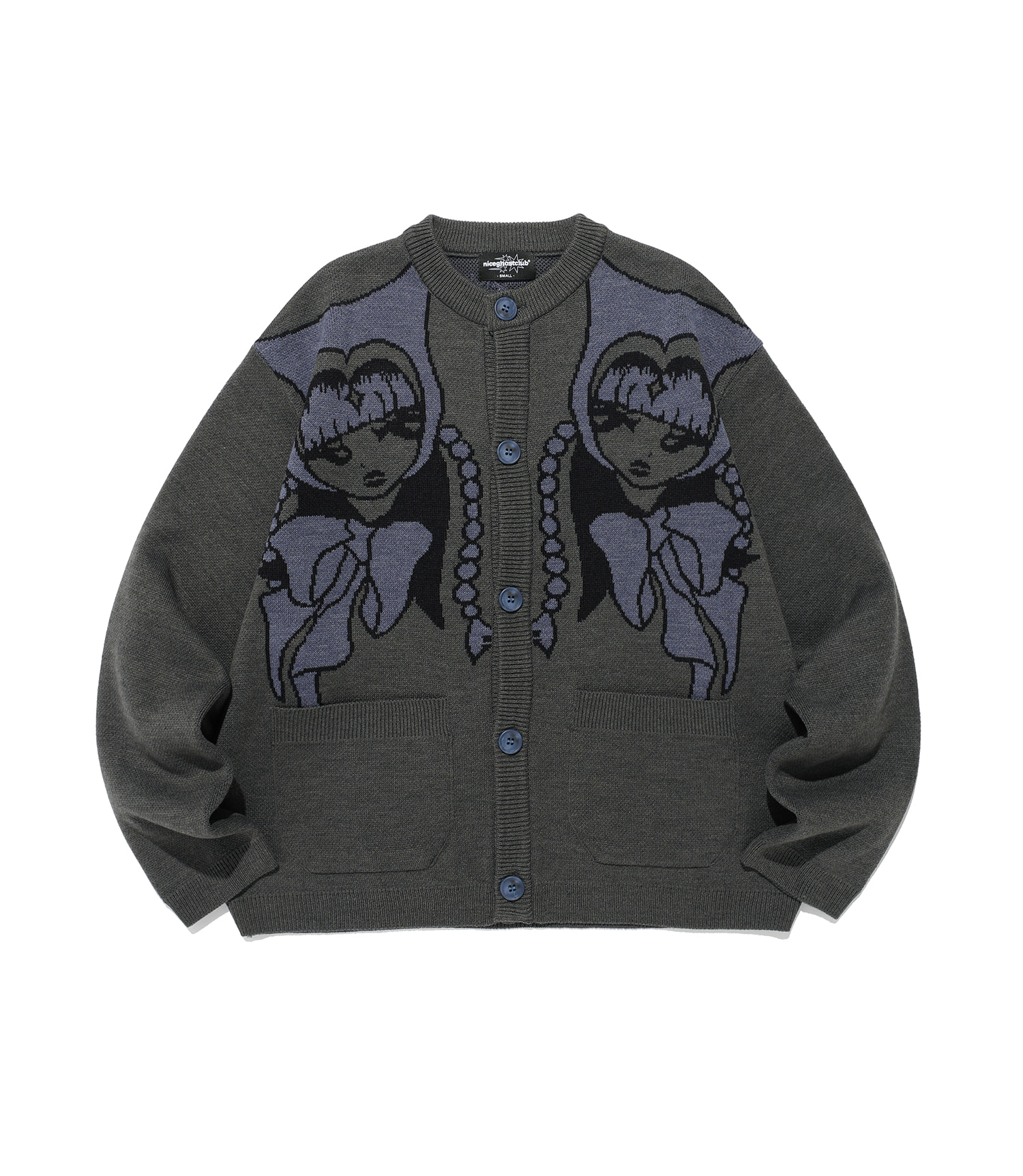 devil girl knit cardigan[pink] | ファッション通販サイト NUGU