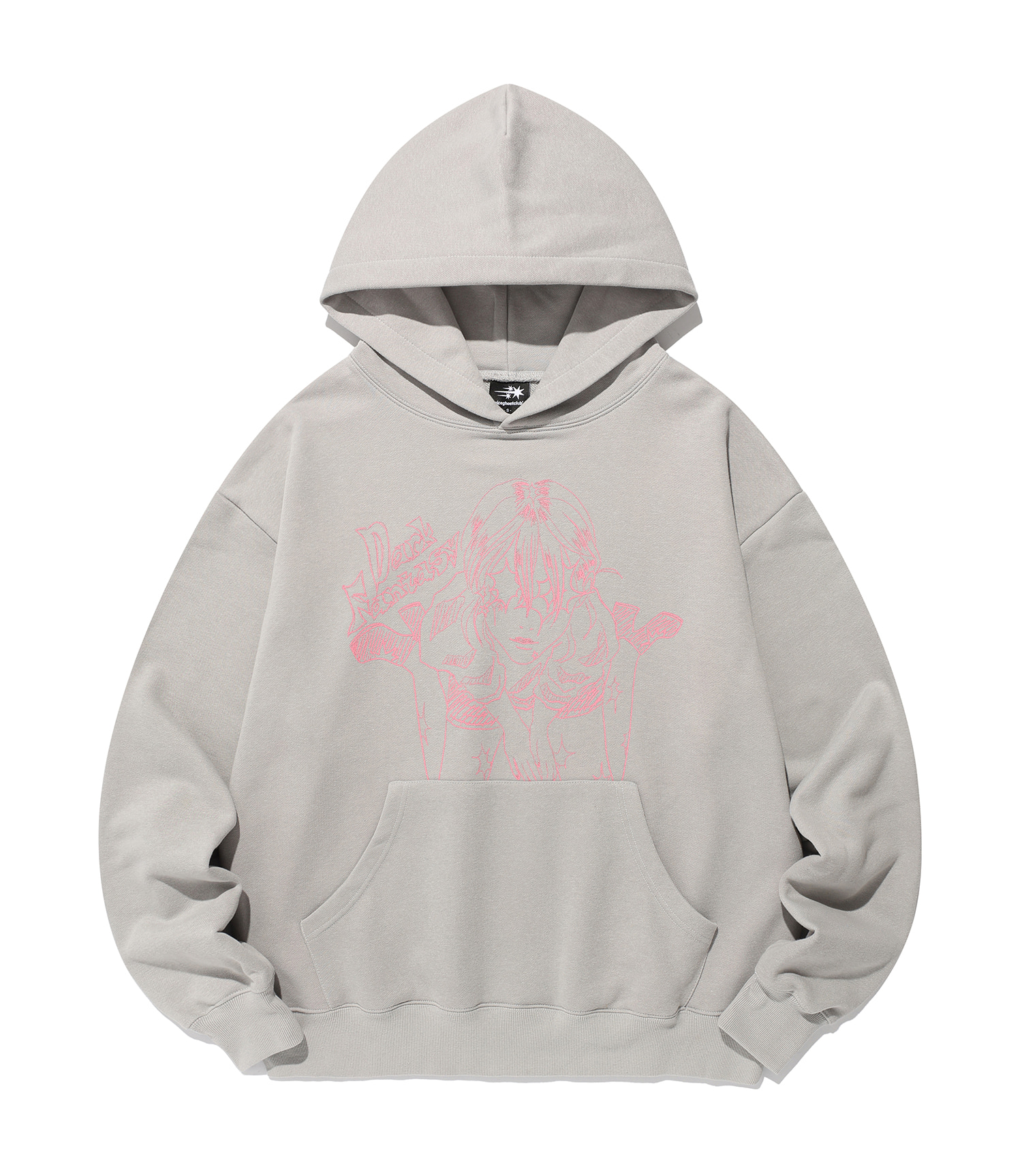 【新品タグ付き】定価¥1.8万円DouDouグレー フード付きパーカー サイズF 新品タグ付き】定価¥1.8万円DouDouグレー フード付きパーカー