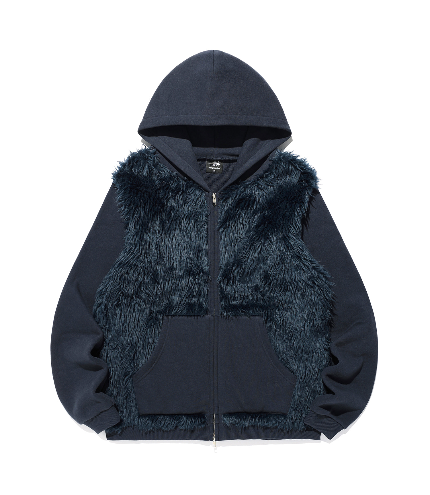 dark fantasy fur hoodie zip up[black] | ファッション通販サイト NUGU