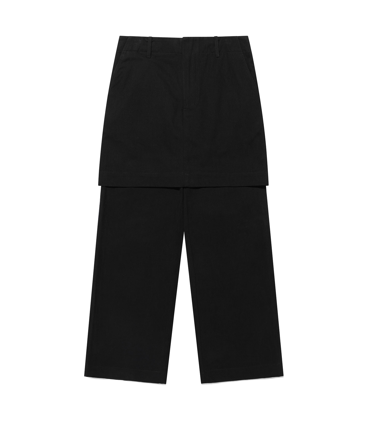 スカート jichoi comfort slim skirt pants jichoi COMFORT] 24-002 SLIM SKIRT PANTS - BLACK