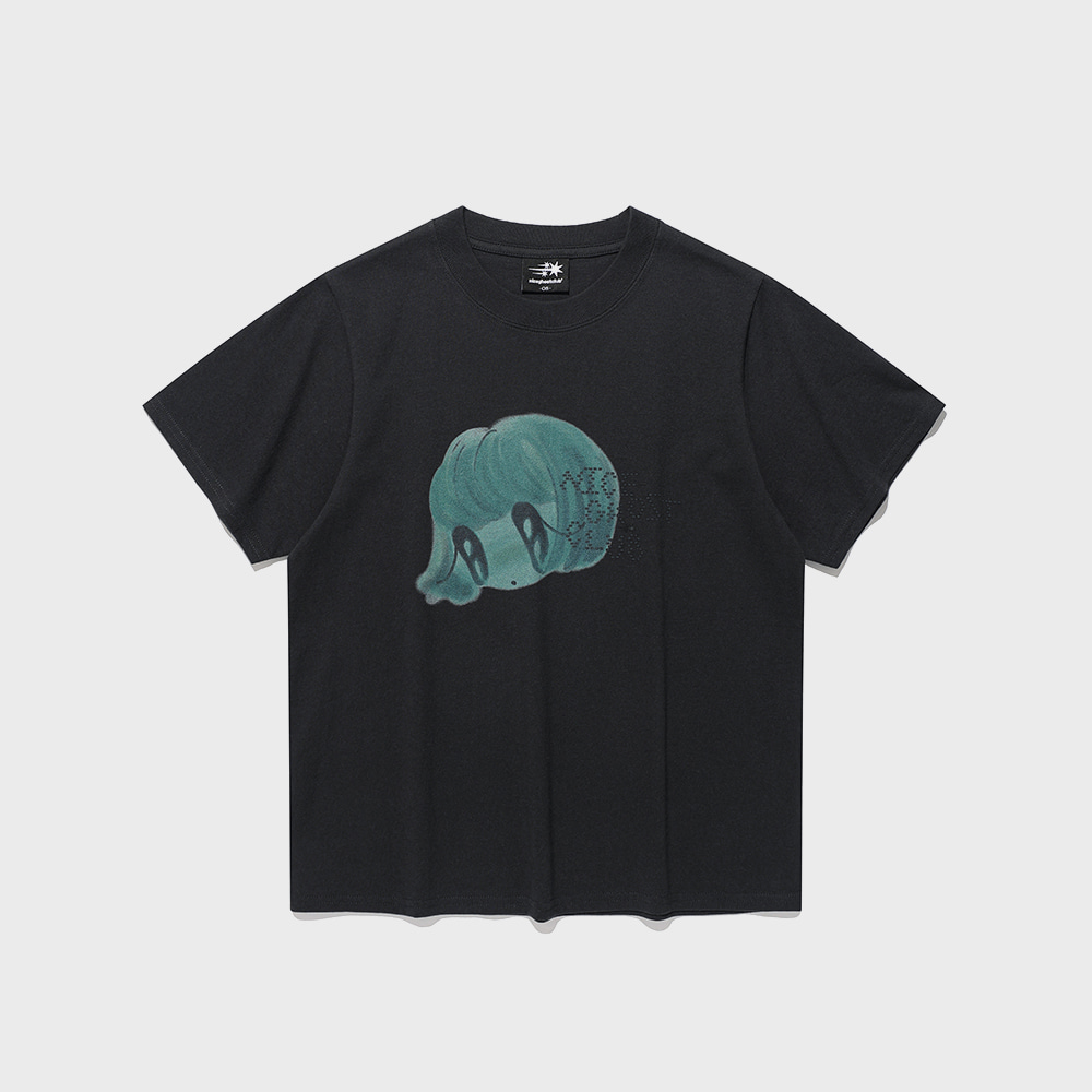 big eyes doll tee[charcoal]