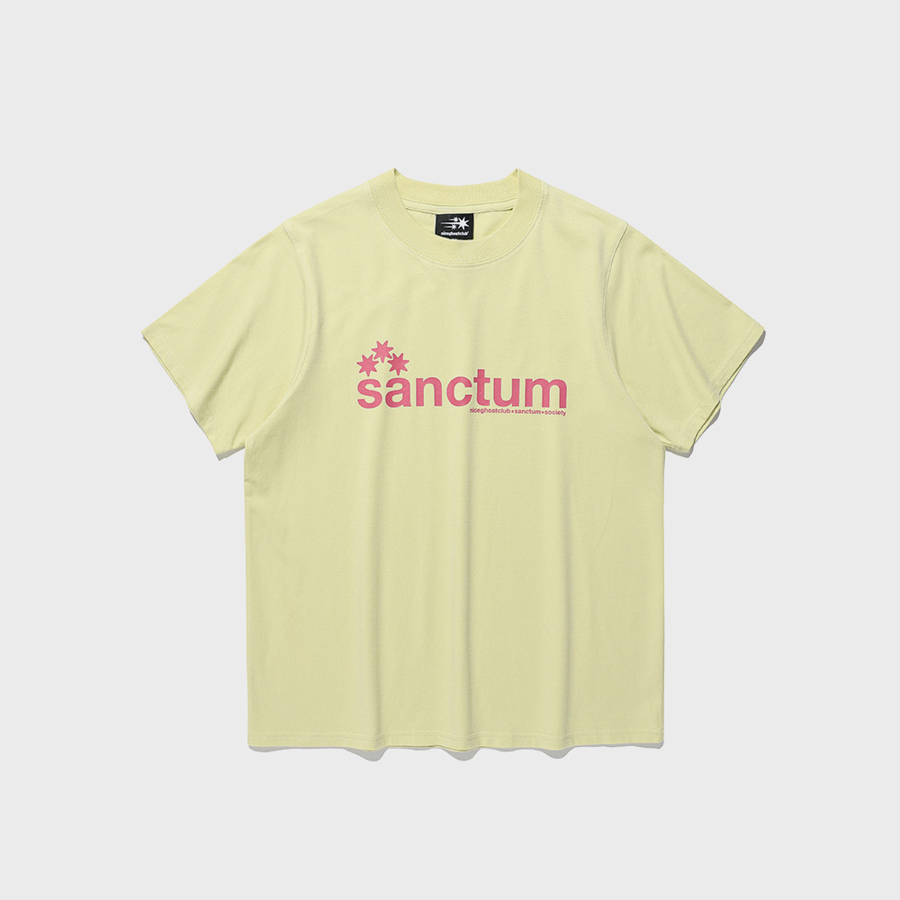 sanctum logo tee[yellow green]