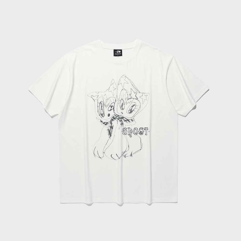 warped dolly tee[white]