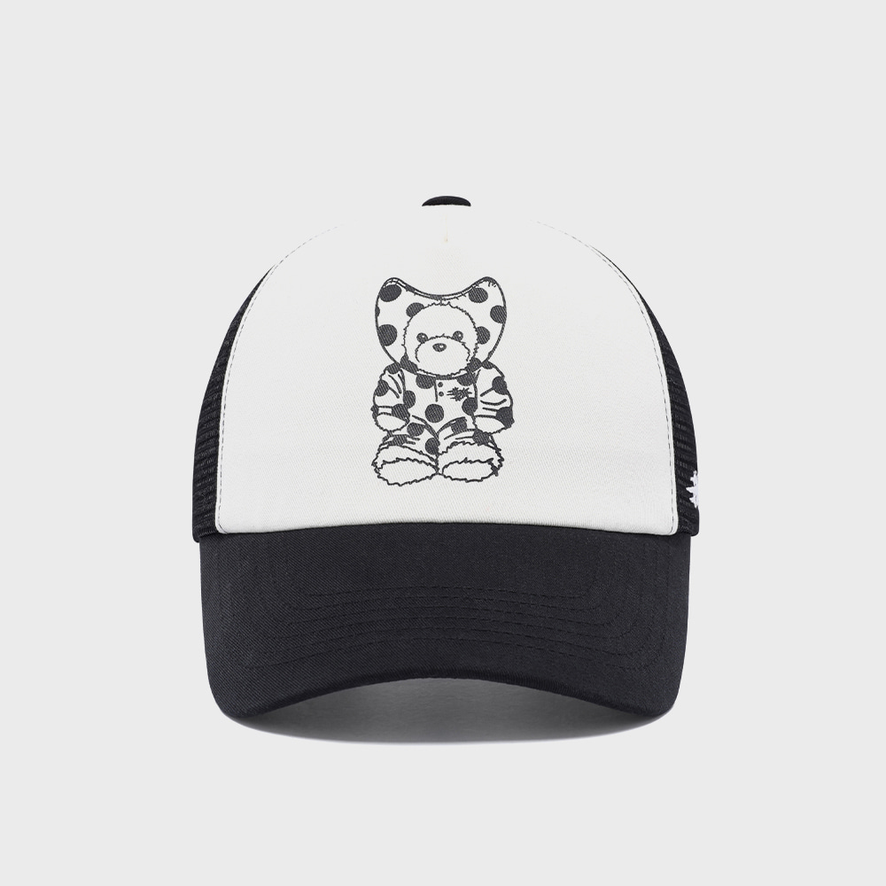 devil bear mesh cap[white]