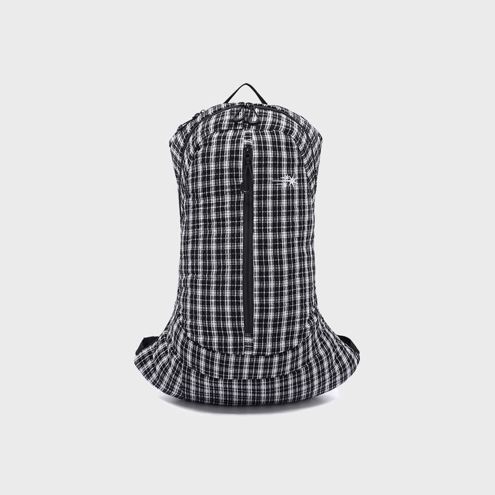 seersucker travel backpack[black]