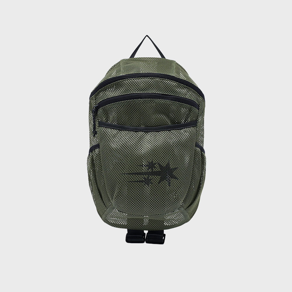 mesh backpack[khaki]