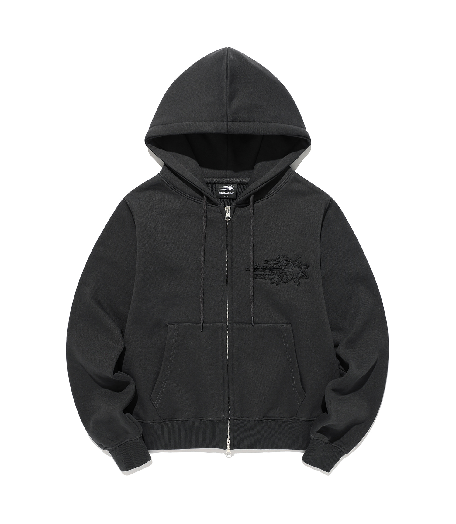 K-POPアイドル着用] 3STAR LOGO ZIP HOODIE_RED(NG2EFUM480A